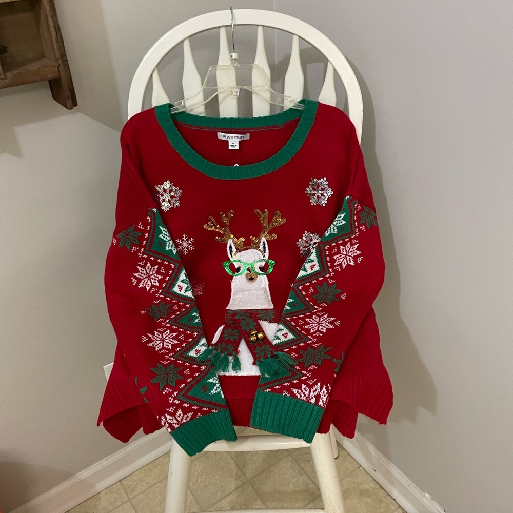 Beautiful Christmas Sweater Sz XL